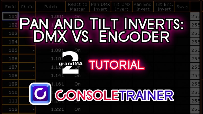 Pan and Tilt Inverts: DMX vs Encoder