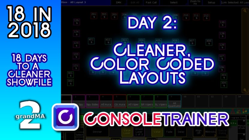 18 in 2018- Day Two: Cleaner, Color Coded Layouts