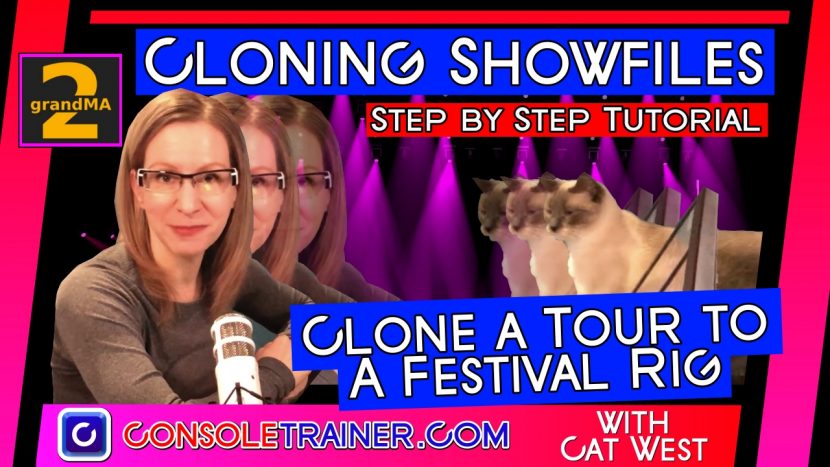 grandma2 Cloning: Clone a Tour to a Festival Rig