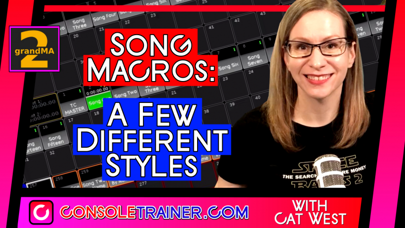 Song Macros – A Few Different Styles for grandMA2